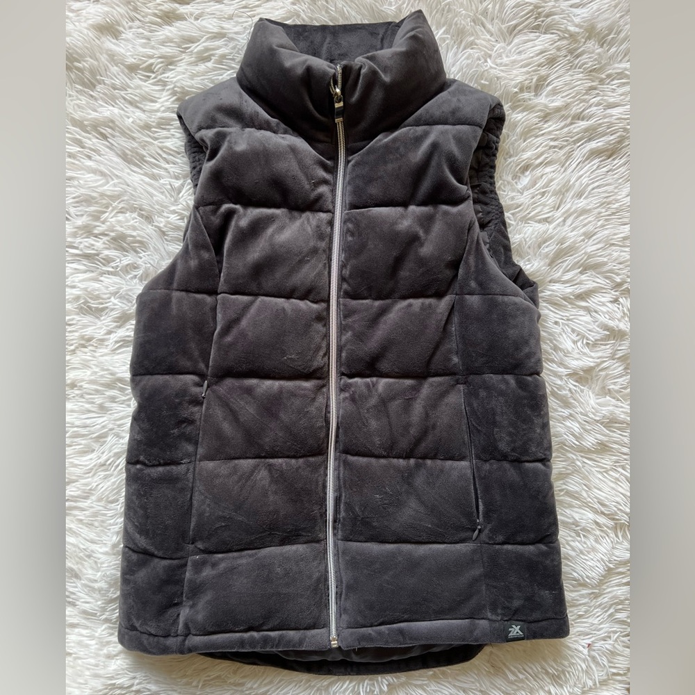 Women’s Puffer Vest Zero Exposure Full Zip Size Small Gorpcore Outdoor